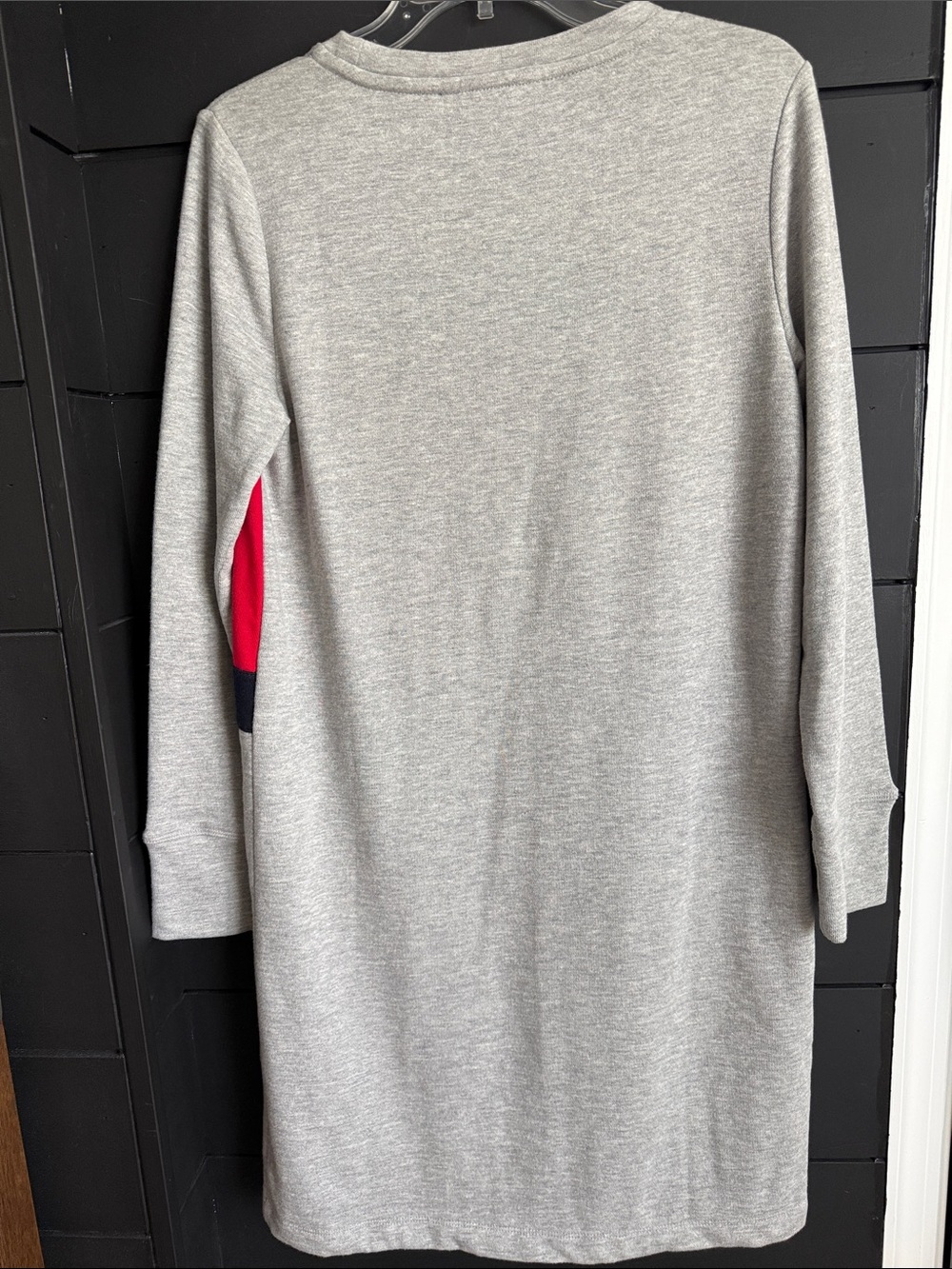 Tommy Hilfiger Grey Knit Dress with Red, White & Navy Colorblock S - Picture 4 of 8
